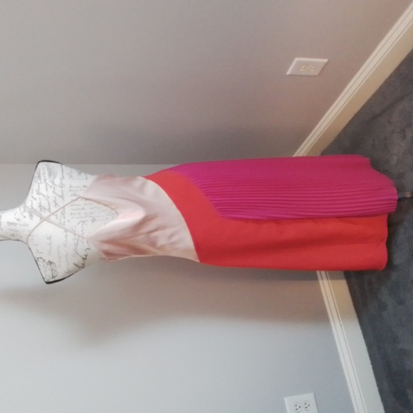 Cushnie for Target Colorblock Pleated Midi Dress - 8 - Picture 11 of 14